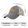 filename-1772618254-23-4gasziQ3Aw Front Printing Denim Mesh Baseball Cap
