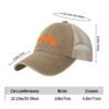 filename-1772618254-24-4gasziQ3Aw Front Printing Denim Mesh Baseball Cap
