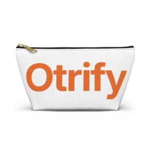 Accessory Pouch — Zippered T‑Bottom Cosmetic Bag