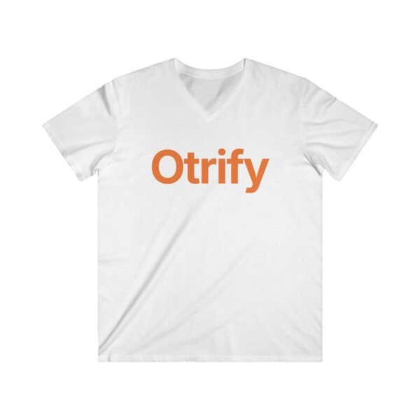 Men's Fitted V-Neck Short Sleeve Tee
